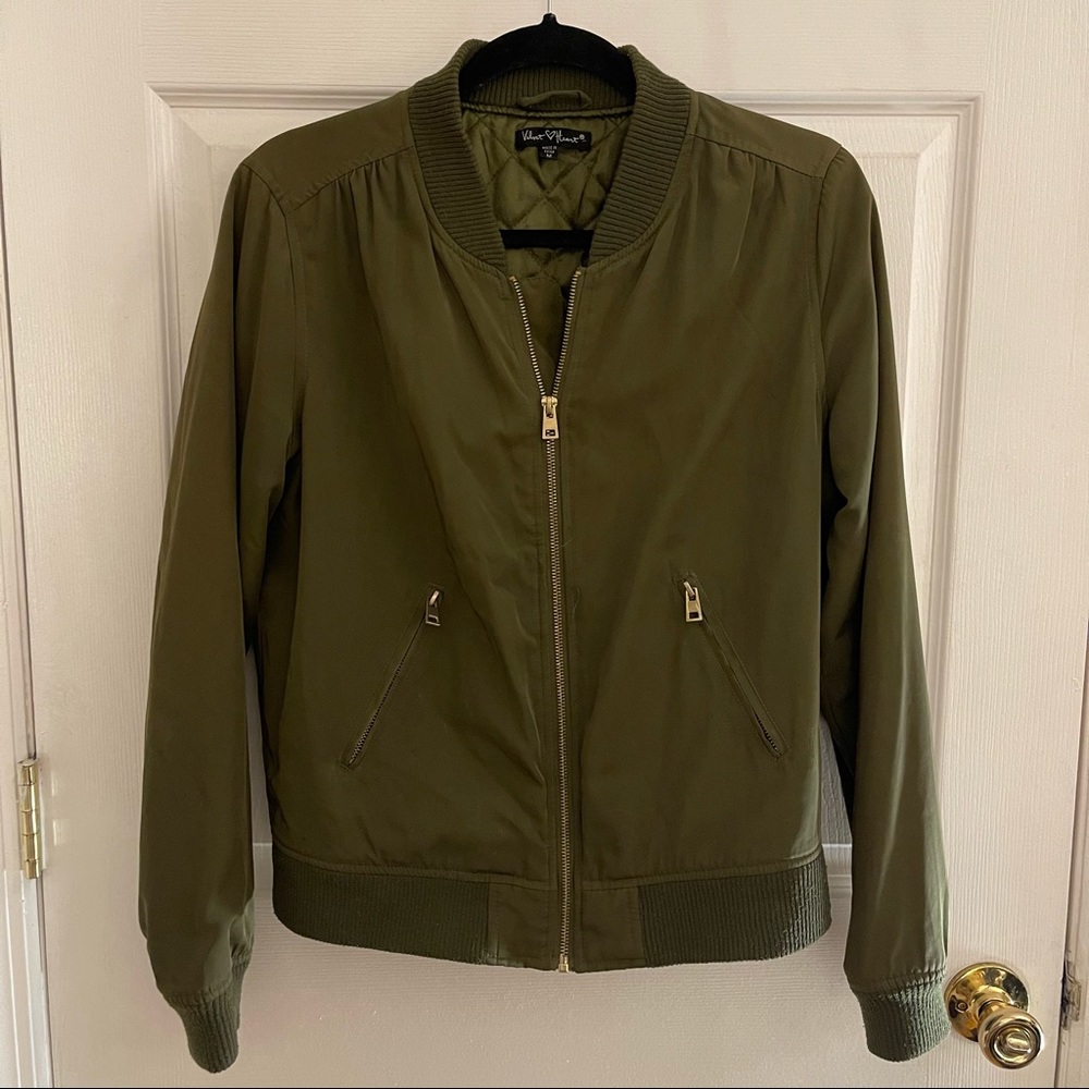 SIZE S/M | Green bomber jacket